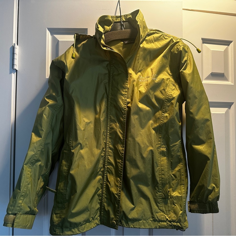 Green Women's Windbreaker Jacket